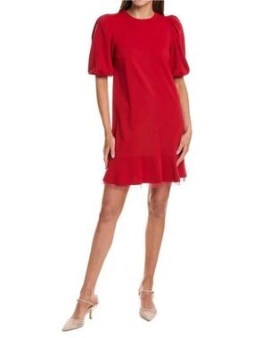 red valentino scalloped dress RED Valentino White Jersey Scalloped Dress RED Valentino